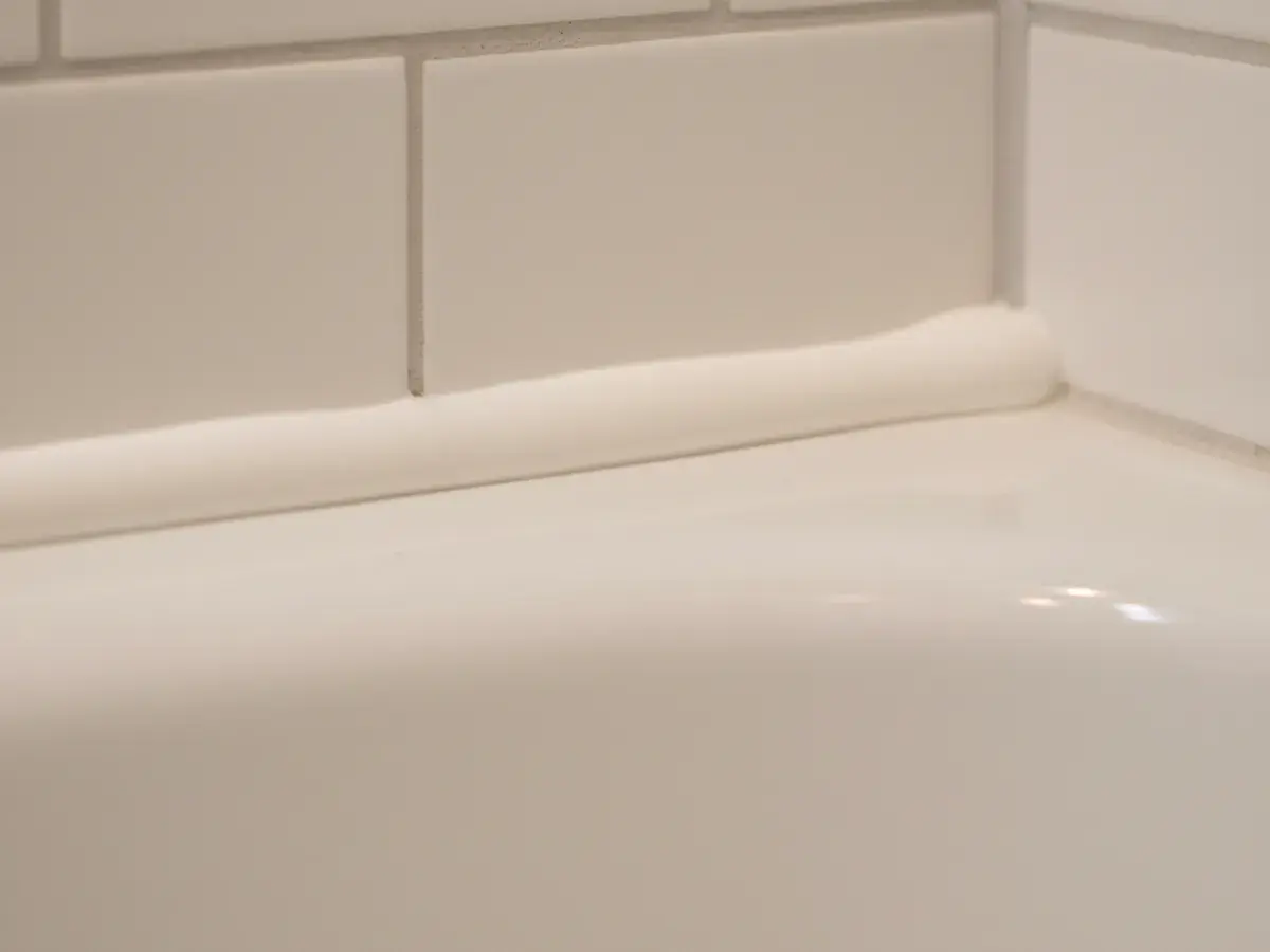 Caulking detail work by a skilled San Diego County handyman